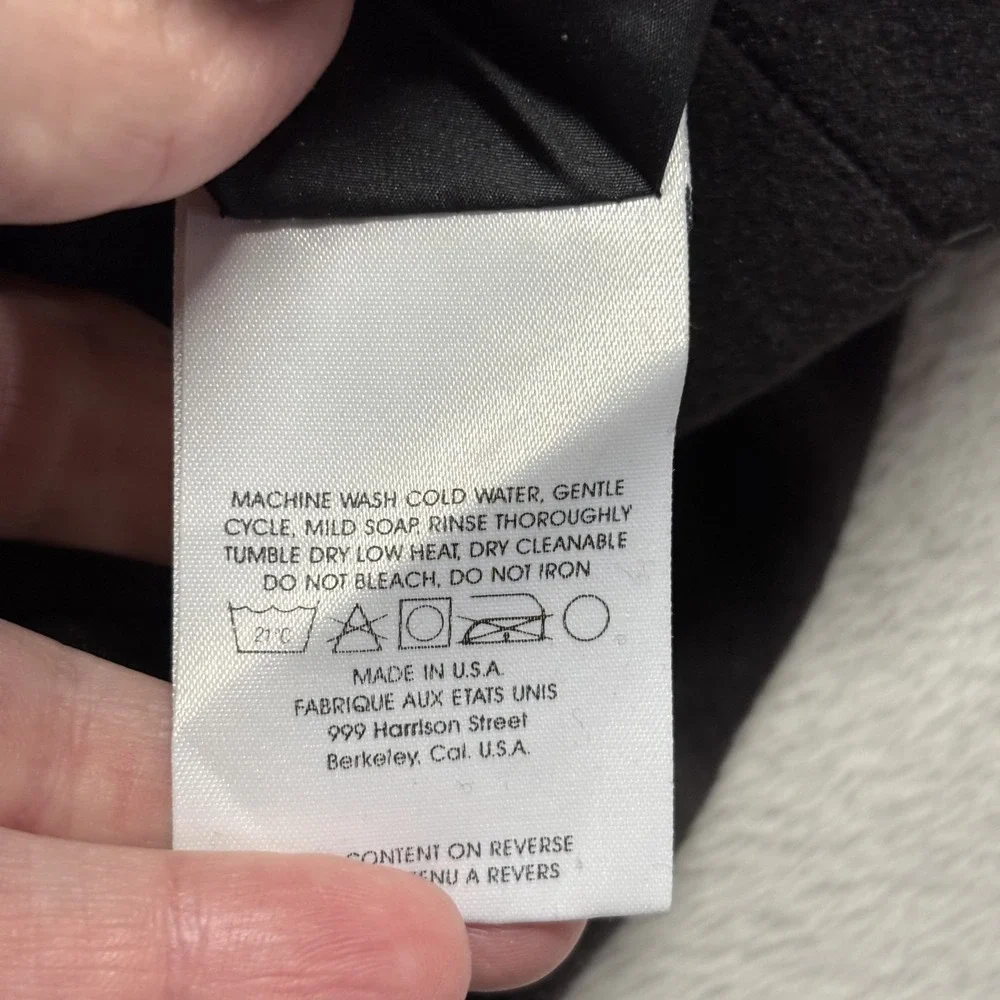 Vintage The North Face Made in USA Fleece Lined Pants‎ Mens M Black Berkeley Era